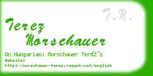 terez morschauer business card